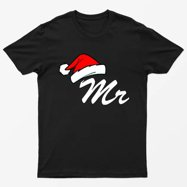 Black Mr Claus T-Shirt