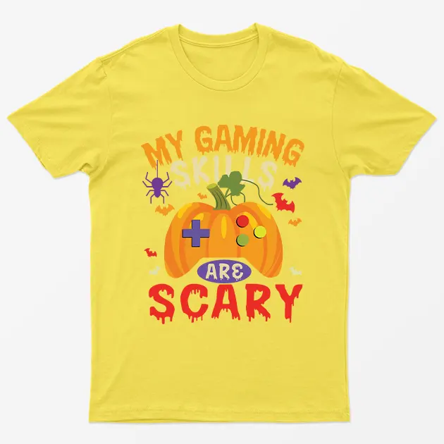 Daisy My Gaming Skills Are Scary Halloween T-Shirt