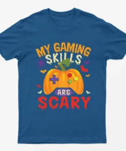 Royal My Gaming Skills Are Scary Halloween T-Shirt