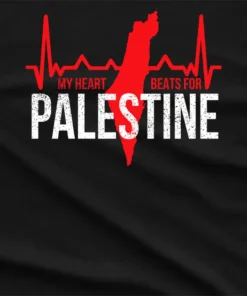 My Heart Beats For Palestine T-Shirt