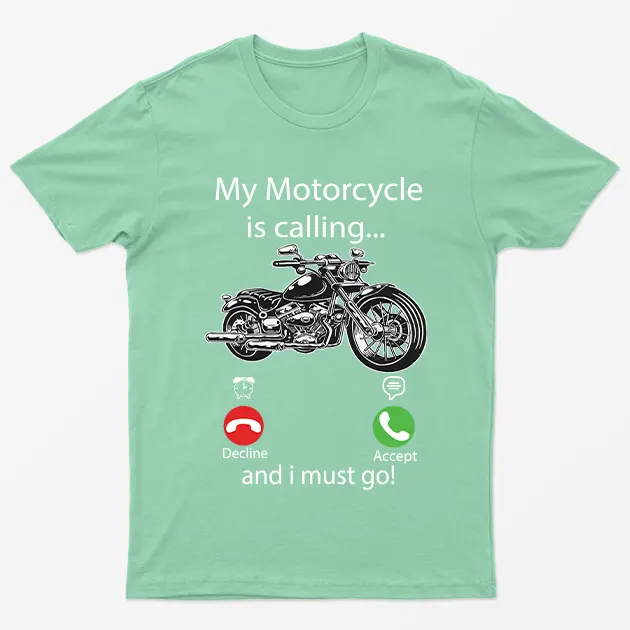 My Motorcycle Is Calling Graphic T-Shirt