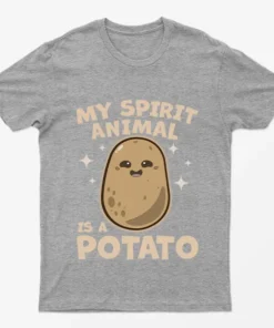 Sport Grey My Spirit Animal Is a Potato Funny T-Shirt