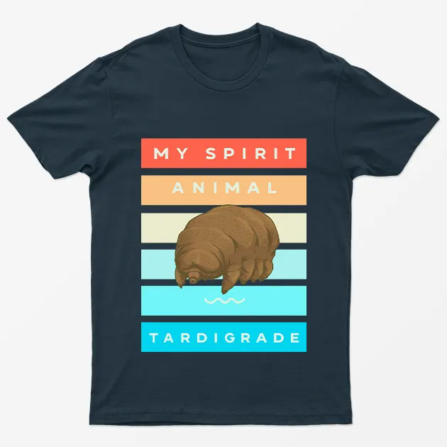 Navy Blue My Spirit Animal Tardigrade T-Shirt