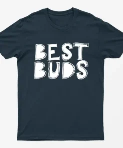 Navy Blue Best Buds T-Shirt