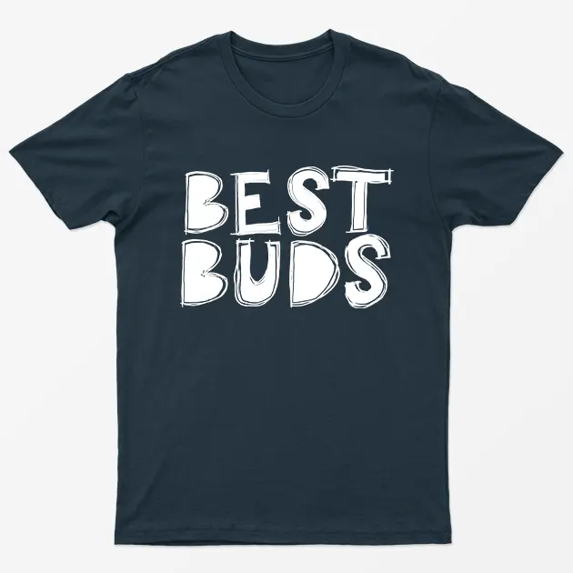 Navy Blue Best Buds T-Shirt