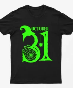 Black Neon October 31 T-Shirt