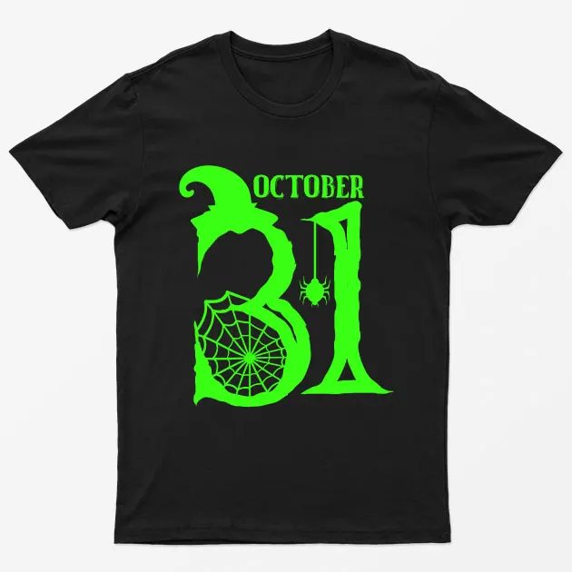 Black Neon October 31 T-Shirt