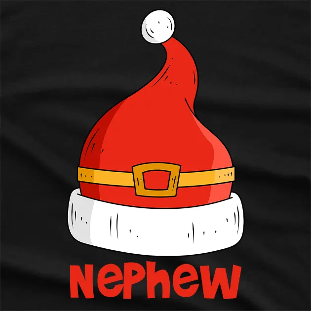 Nephew Red Santa Hat T-Shirt