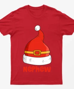 Red Nephew Red Santa Hat T-Shirt