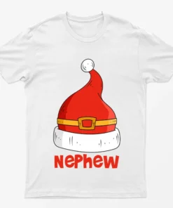 White Nephew Red Santa Hat T-Shirt