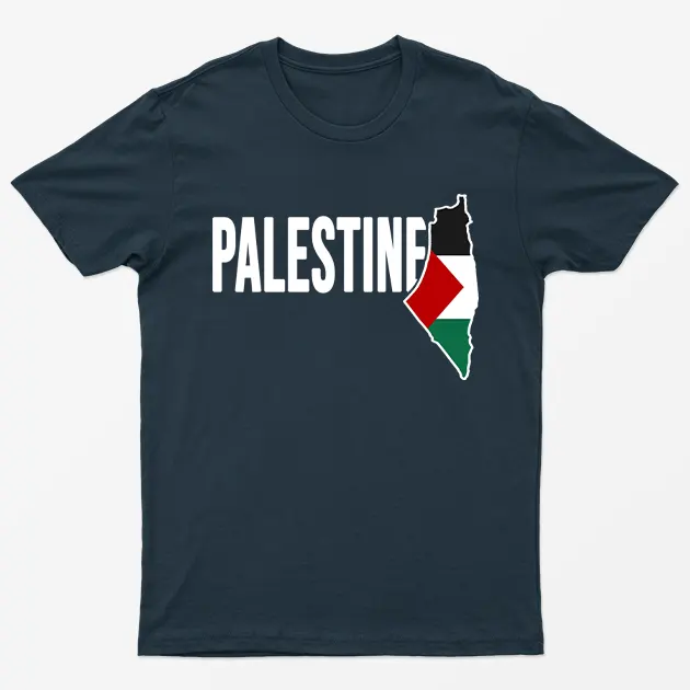 Navy Blue Palestine T-Shirt