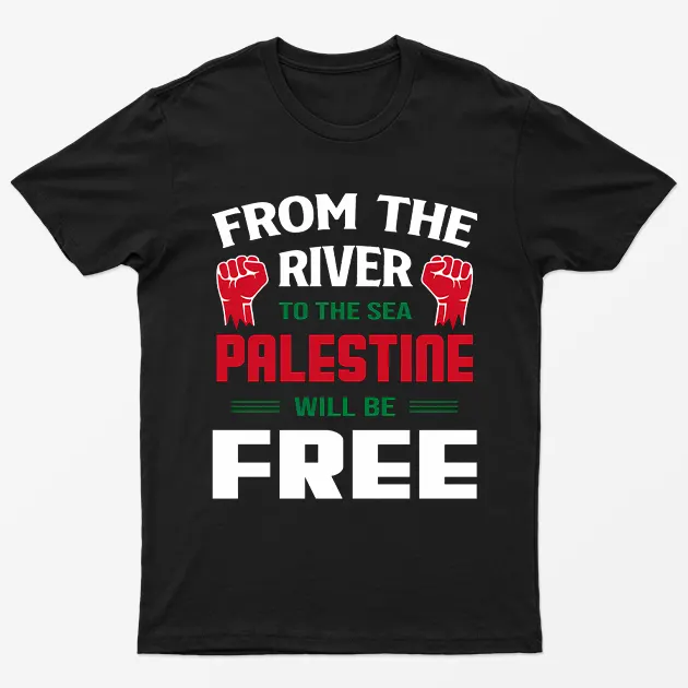 Black Palestine Will Be Free Graphic T-Shirt