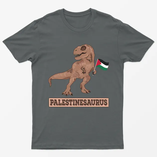 Charcoal Palestinesaurus T-Shirt