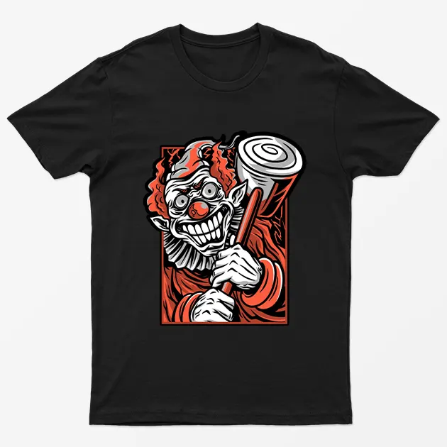 Black Pennywise Halloween T-Shirt