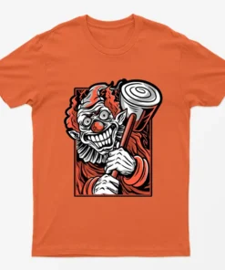 Orange Pennywise Halloween T-Shirt