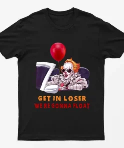 Black Pennywise We Are Gonna Float T-Shirt