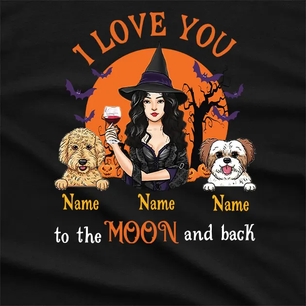 Personalised I Love You To The Moon T-SHirt