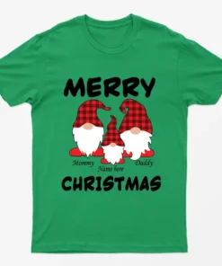 Irish Green Personalised Merry Christmas T-Shirt