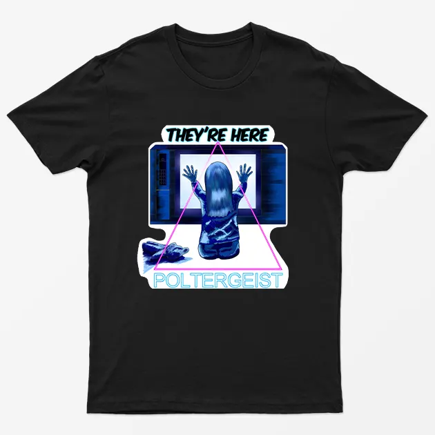 Black Poltergeist Halloween T-Shirt