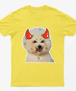 Daisy Poodle Horns Halloween T-Shirt