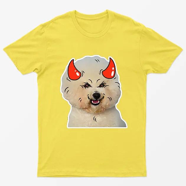 Daisy Poodle Horns Halloween T-Shirt