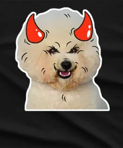 Poodle Horns Halloween T-Shirt