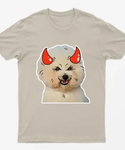 Sand Poodle Horns Halloween T-Shirt