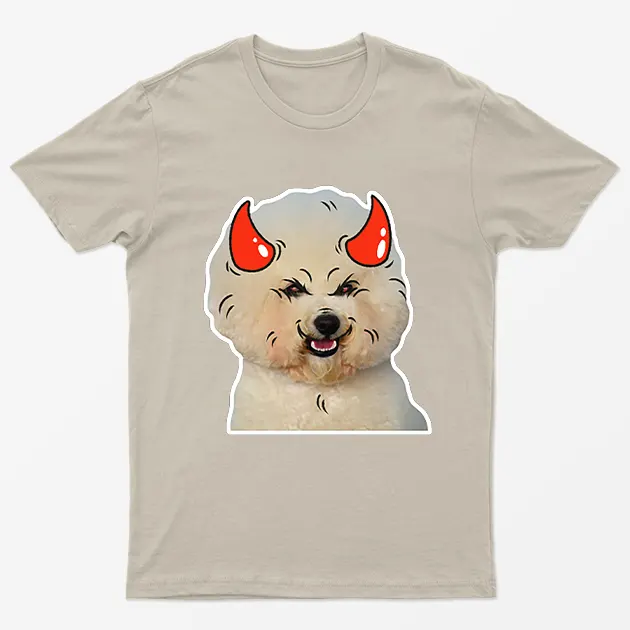 Sand Poodle Horns Halloween T-Shirt