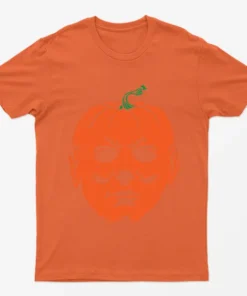 Orange Pumpkin Face T-Shirt