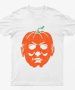 White Pumpkin Face T-Shirt