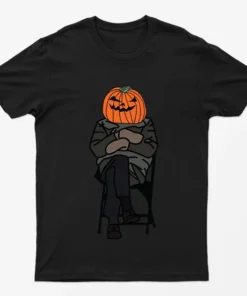 Black Pumpkin Man T-Shirt