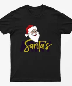 Black Santa Army Christmas T-Shirt