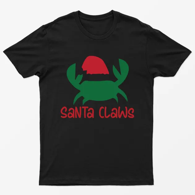 Black Santa Claws T-Shirt