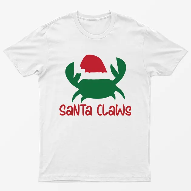 White Santa Claws T-Shirt