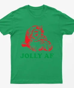 Irish Green Santa Is Jolly Af T-Shirt