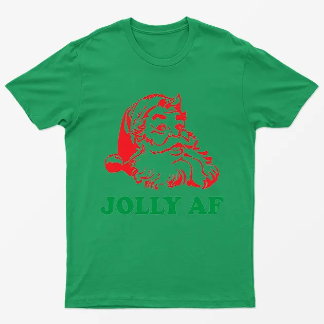 Irish Green Santa Is Jolly Af T-Shirt