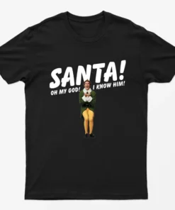 Black Santa! Omg! I Know Him! T-Shirt