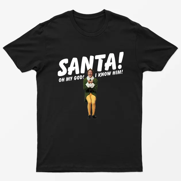 Black Santa! Omg! I Know Him! T-Shirt