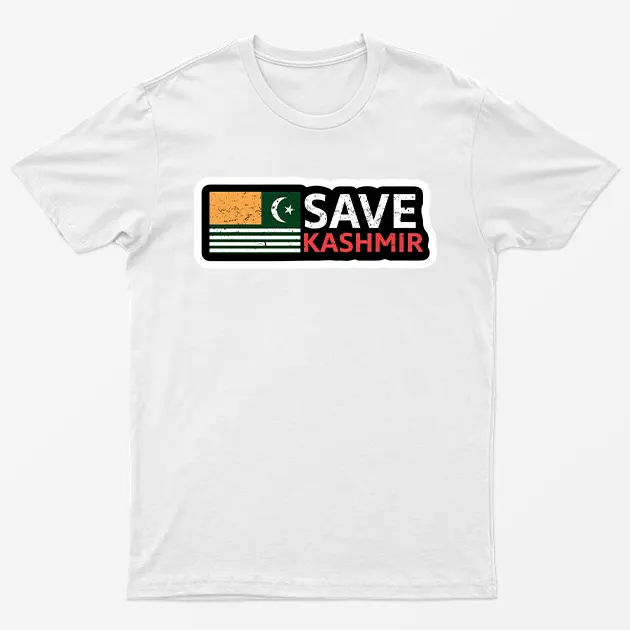 White Save Kashmir T-Shirt