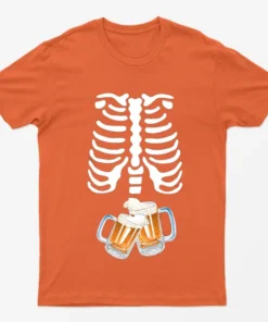 Orange Skeleton Beers T-Shirt