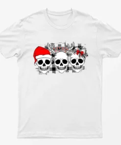 White Skulls Squad Christmas T-Shirt
