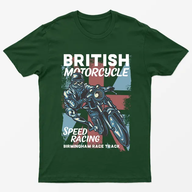 Speed Racing British Motorcycle T-Shirt