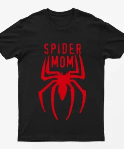 Black Spider Mom T-Shirt
