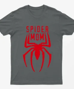 Charcoal Spider Mom T-Shirt