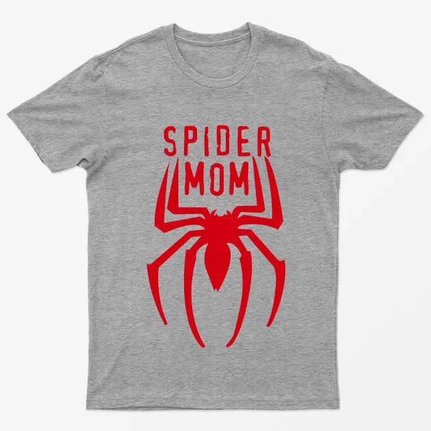 Sport Grey Spider Mom T-Shirt