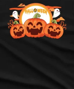 Spooky Pumpkin Halloween T-Shirt