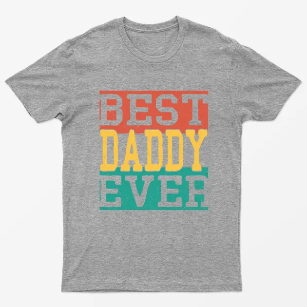 Sport Grey Best Daddy Ever T-Shirt