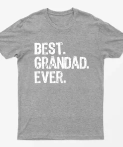Sport Grey Best Grandad Ever Graphic T-Shirt