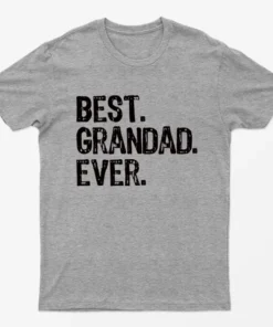 Sport Grey Best Grandad Ever T-Shirt