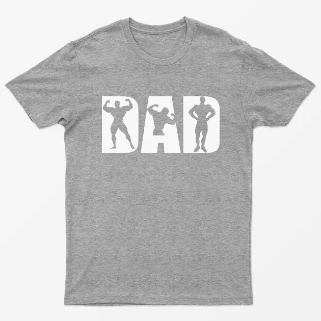 Sport Grey Dad Bodybuilder T-Shirt
